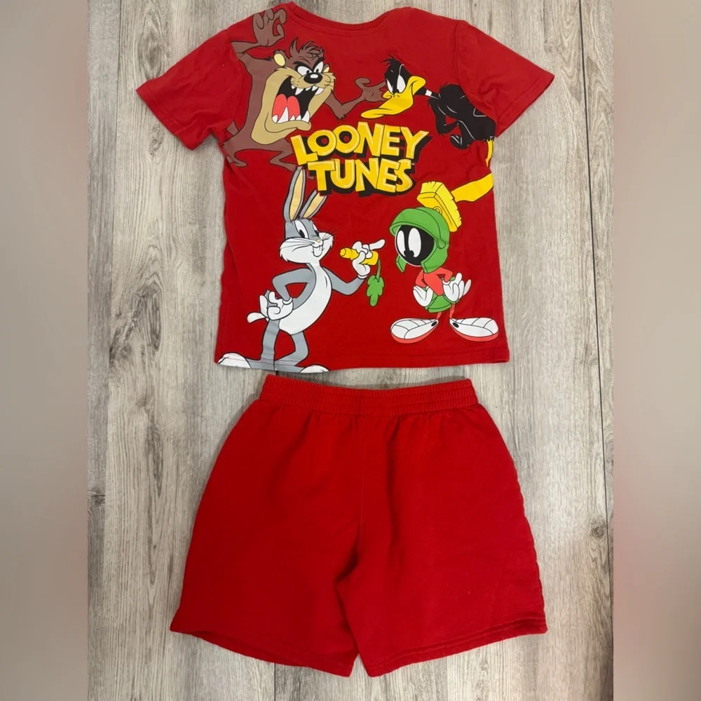 Looney Tunes Red T-Shirt and Shorts Set